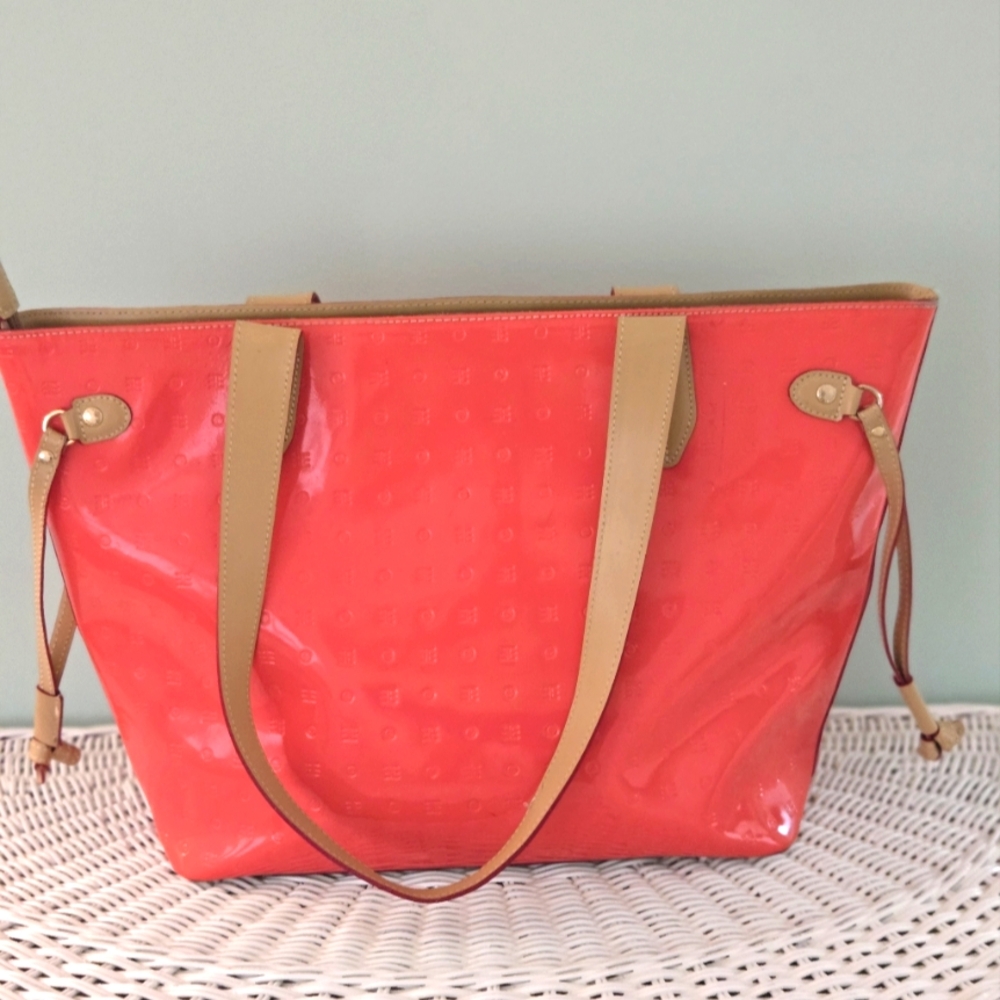 Arcadia Patent Leather Handbag Tote